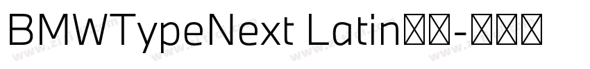 BMWTypeNext Latin下载字体转换